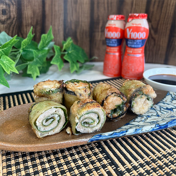 土からキッチン～『なすのぐるぐる巻き』～健腸レシピ