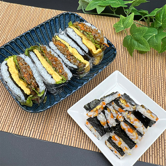 土からキッチン～『きんぴらごぼうのおにぎらず』～健腸レシピ