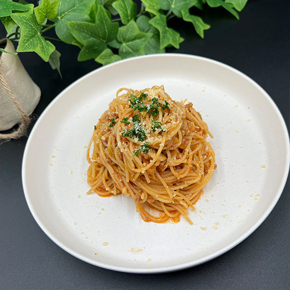 土からキッチン～「春キャベツ入りミートソースパスタ」～健腸レシピ