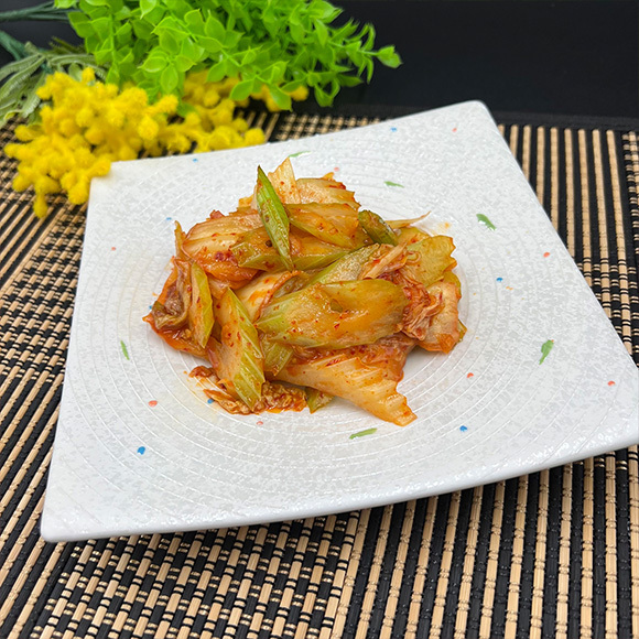 土からキッチン～『セロリとキムチの炒め物」～健腸レシピ