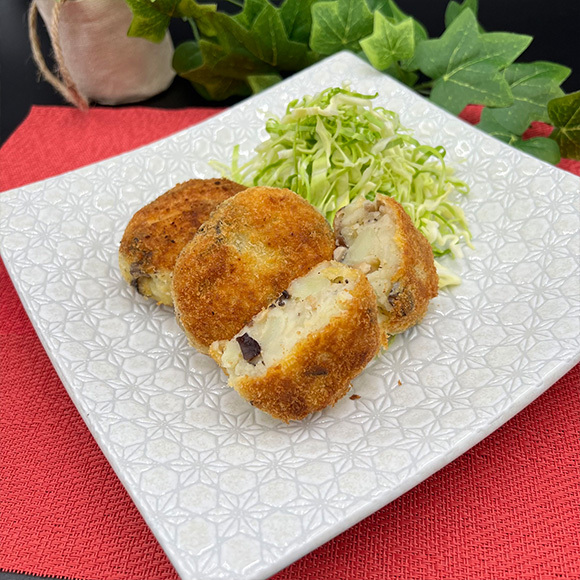 土からキッチン～『きのこコロッケ』～健腸レシピ