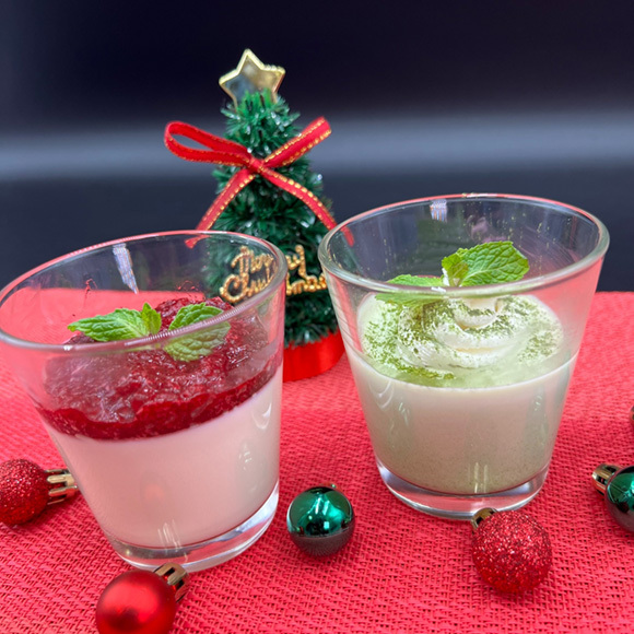土からキッチン～『クリスマスパンナコッタ』～健腸レシピ