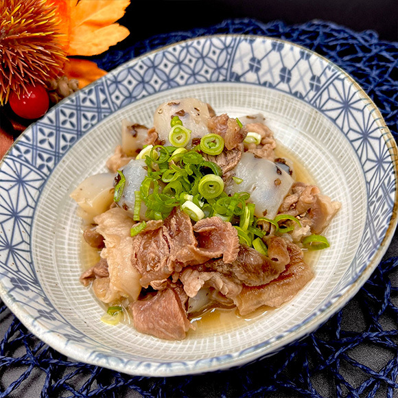 土からキッチン～『牛すじこんにゃく』～健腸レシピ
