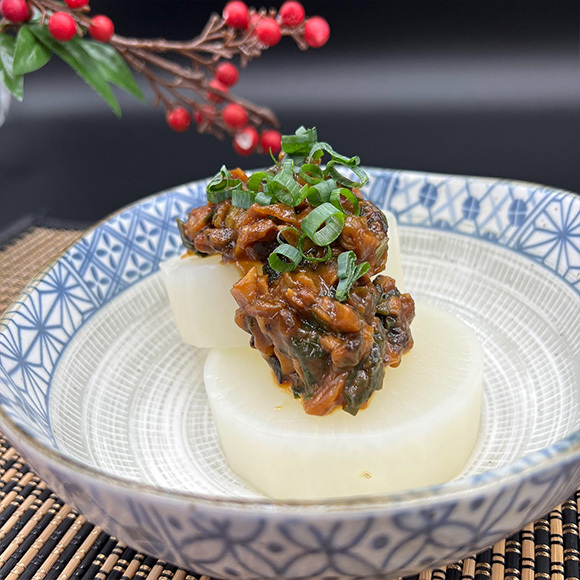 土からキッチン～『ふろふき大根の椎茸味噌』～健腸レシピ