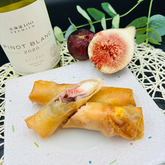 土からキッチン～『いちじくの春巻き』～健腸レシピ
