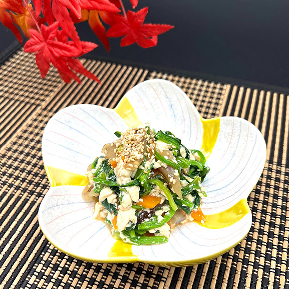 土からキッチン～『パンだこんにゃくの白和え』～健腸レシピ