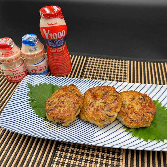 土からキッチン～『ひじきと枝豆の鶏つくねバーグ』～健腸レシピ