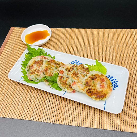土からキッチン～「梅しそ大根餅」～健腸レシピ