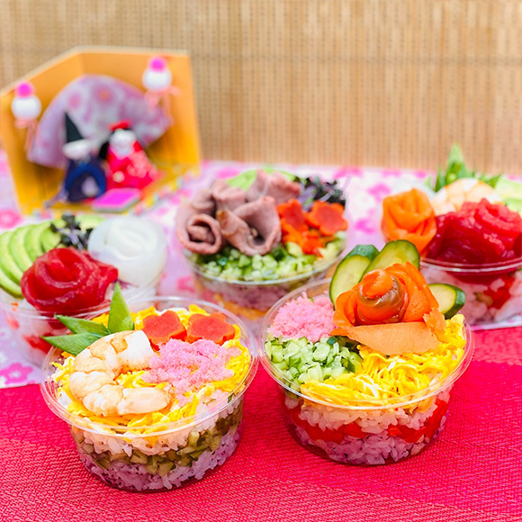 土からキッチン～『パーティ雛寿司』~健腸レシピ