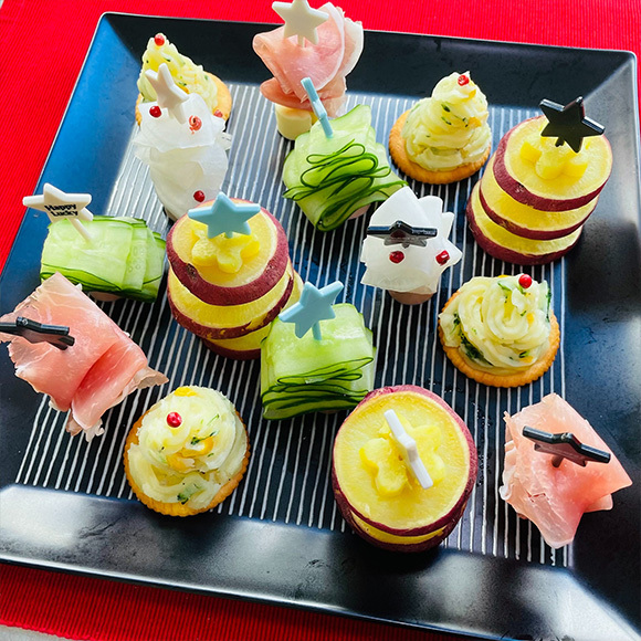土からキッチン～楽しいクリスマス前菜～健腸レシピ