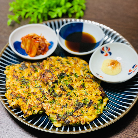 土からキッチン～『キムチ入りうどん焼き』~健腸レシピ※本投稿は20歳以上の方のみご覧ください