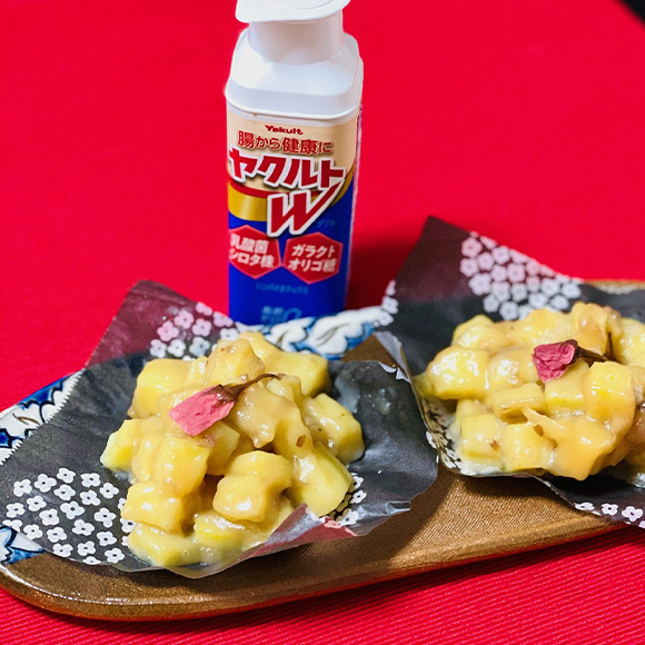 健腸レシピ『桜鬼まんじゅう』