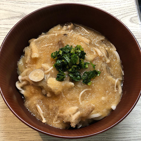 健腸レシピ『きのこたっぷりみぞれうどん』