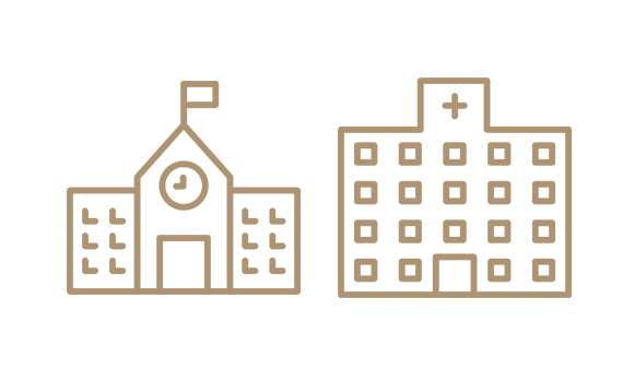 学校／病院